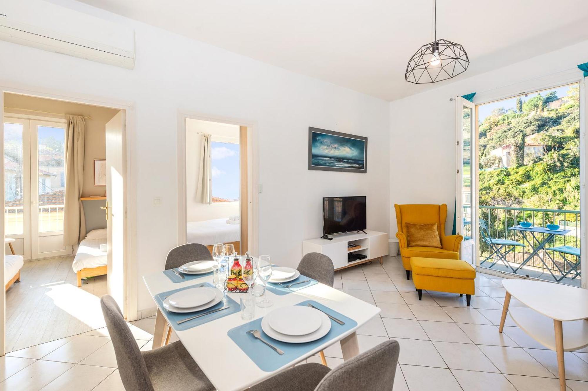 Apartment Beautiful & Large Sea View Menton